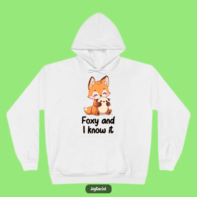 Cozy Funny Fox Submission Hoodie - Warm & Cunning Comfort