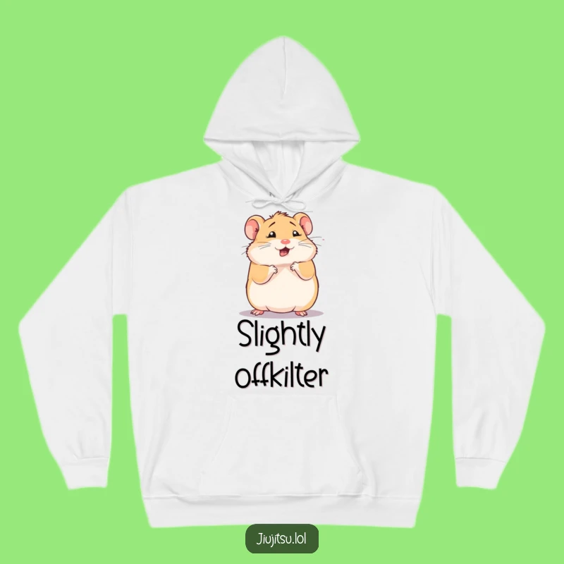 Cozy Funny Hamster Roll Hoodie: Warm & Hilarious Gift for the Tumbled!