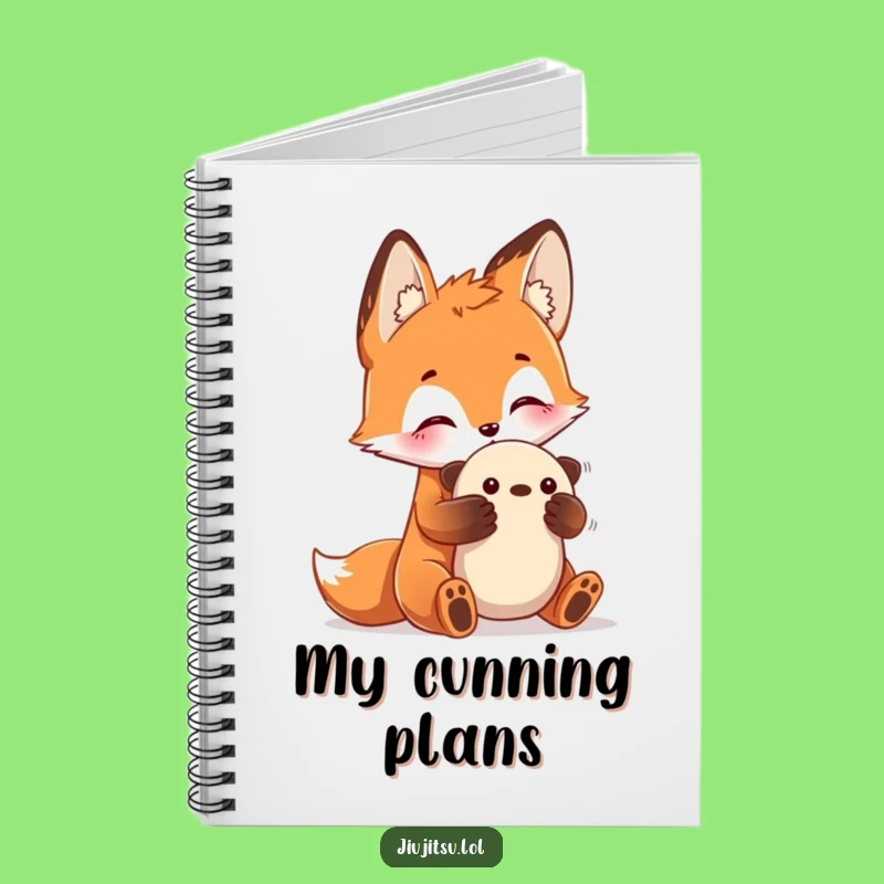Clever Funny Fox Submission Notebook - Jot Down Playful Ideas