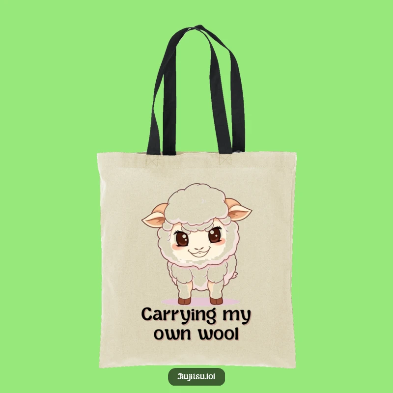 Practical Funny Sheep Guard Tote Bag - Everyday Protector's Humor